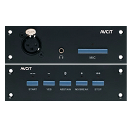 嵌入式表决发言单元